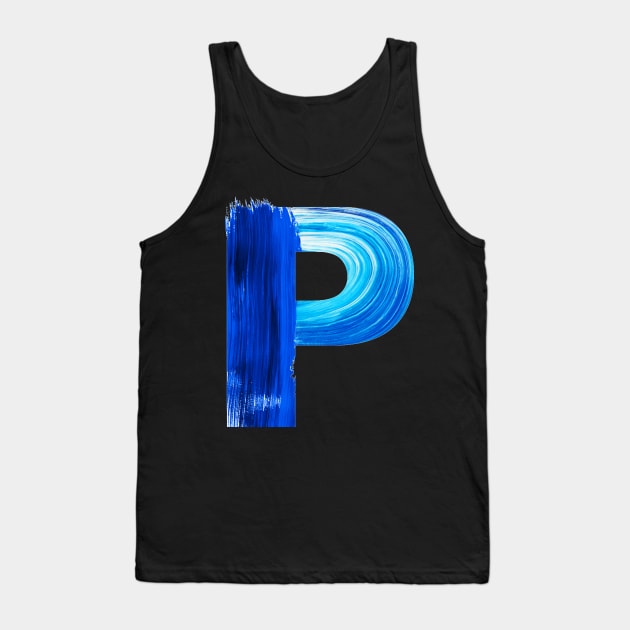 P Tank Top by TeeTrendz